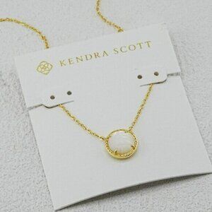 🎁Kendra Scott Volleyball Gold Short Pendant Necklace